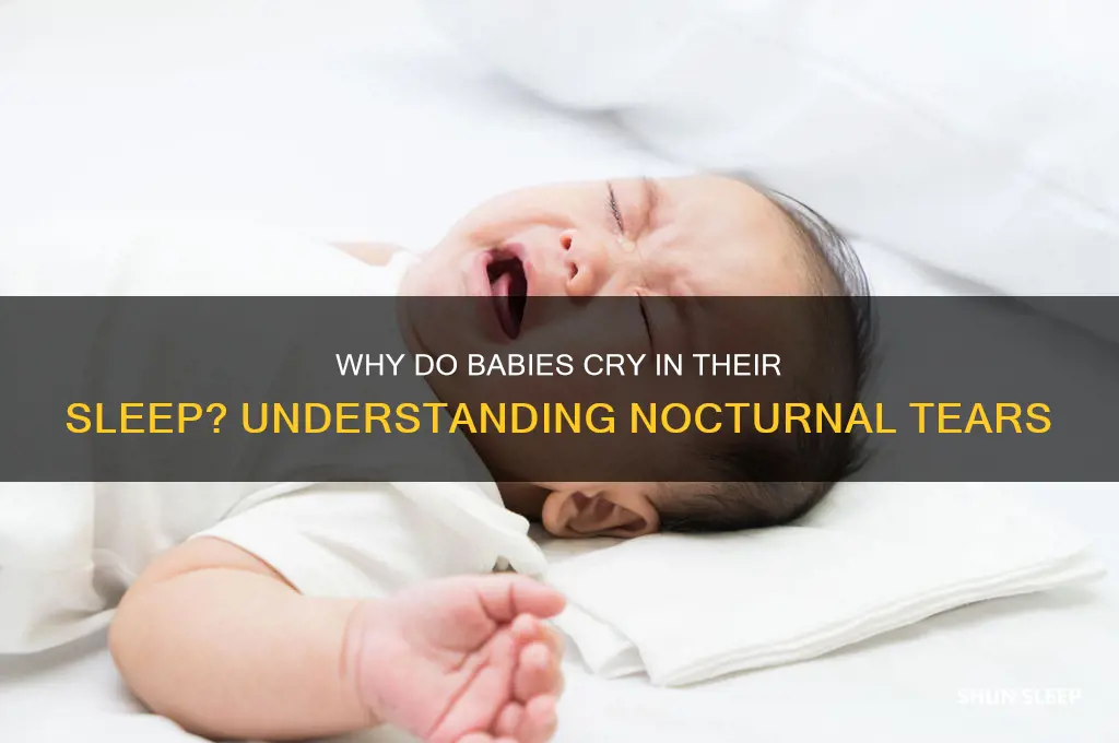 why do babies start crying in their sleep