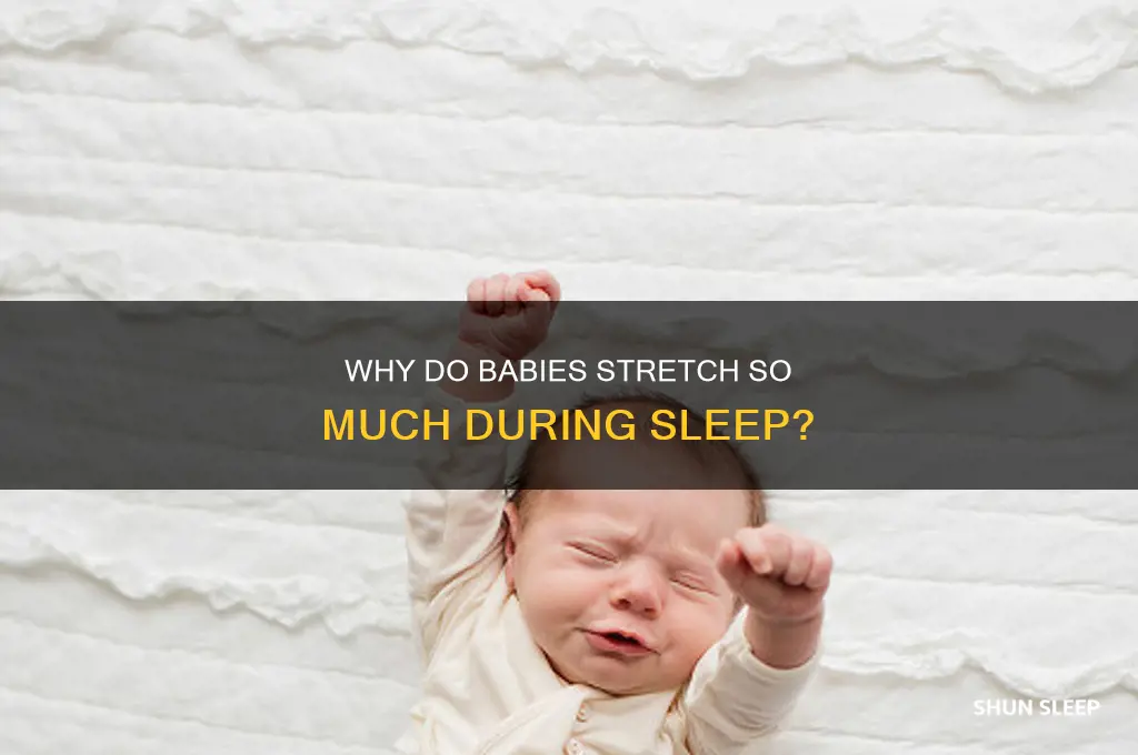why do babies stretch a lot in their sleep