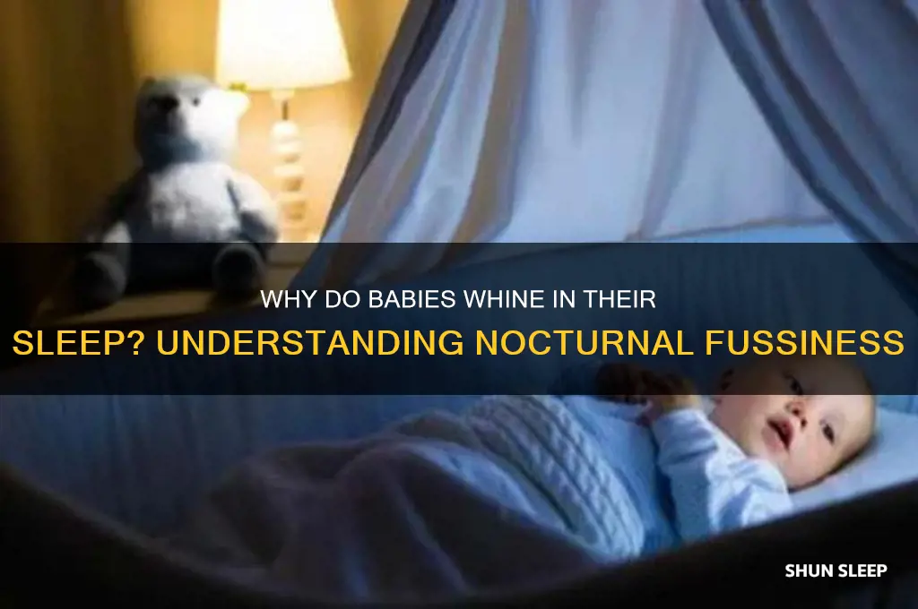 why do babies whine in their sleep