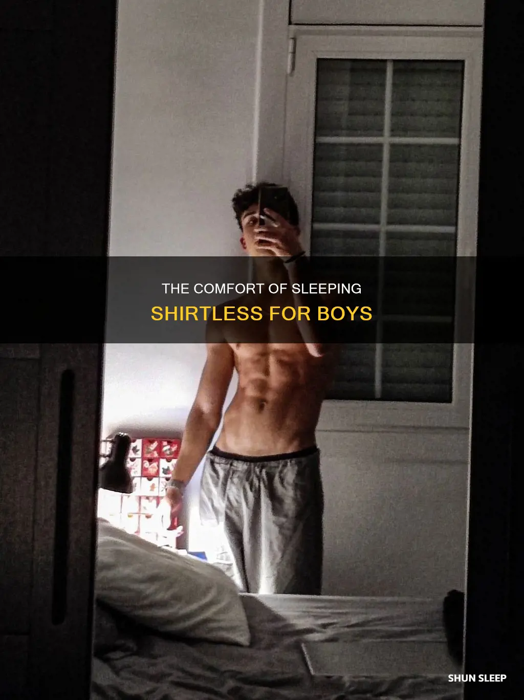 why do boys sleep without a shirt