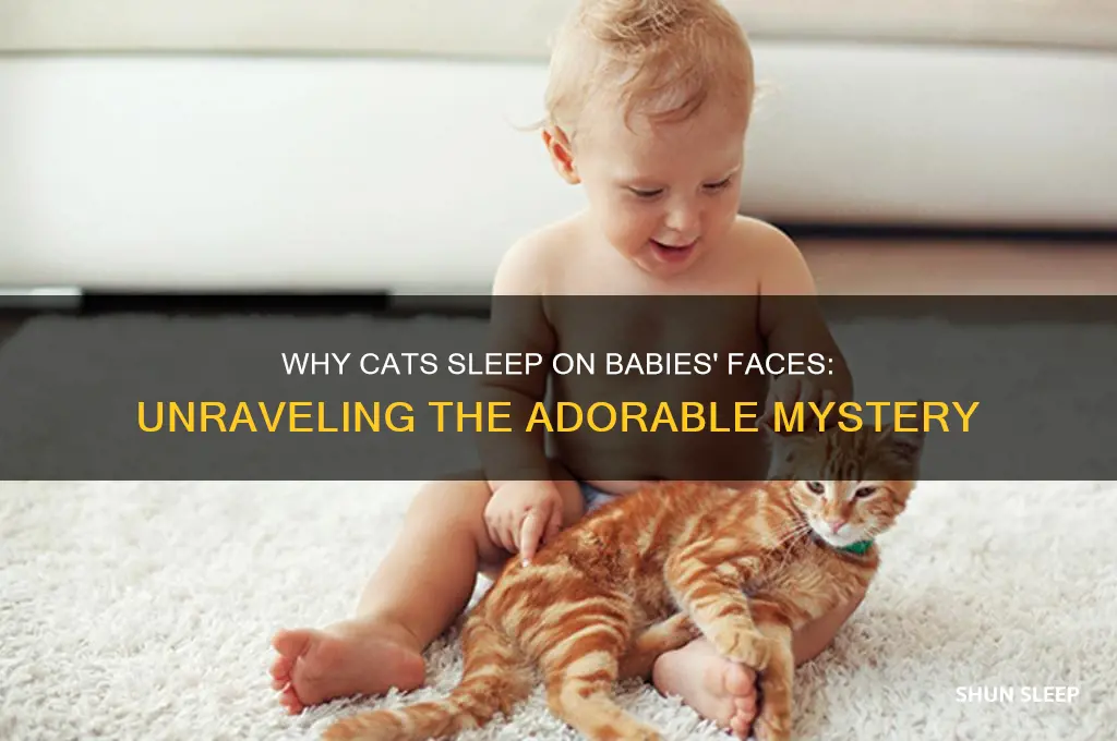why do cats sleep on babies faces