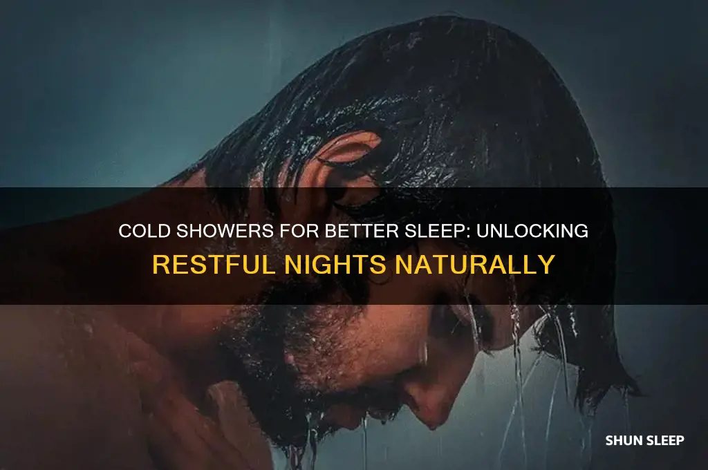 why do cold showers help you sleep