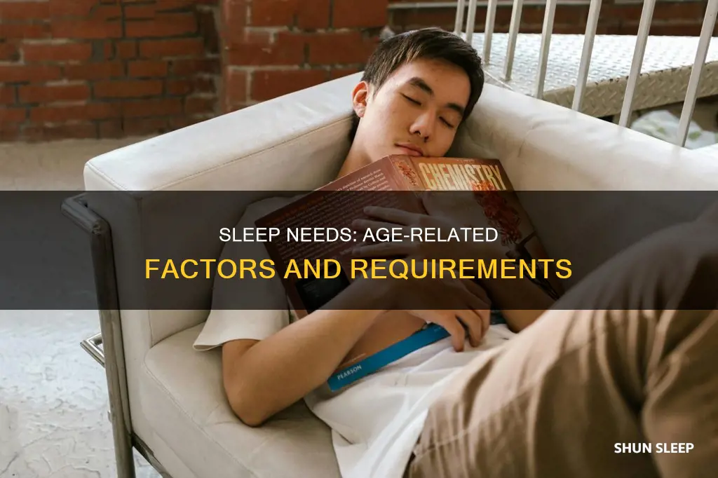 why do different age groups need different amounts of sleep