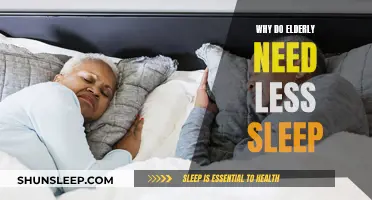 Elderly Sleep Patterns: Less is More