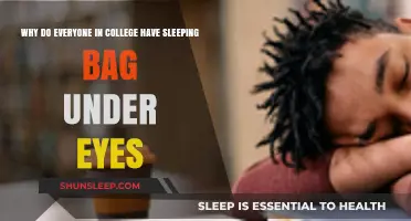 College Life: Dark Circles and Sleeping Bags