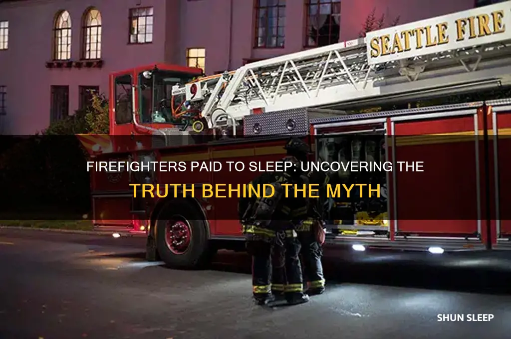 why do firefighters get paid to sleep