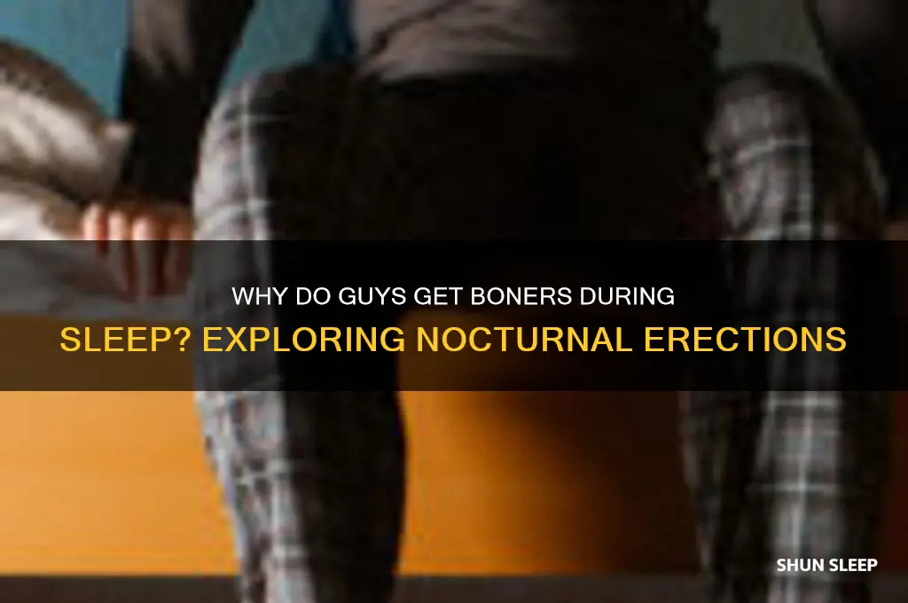 why do guys get boners when sleeping