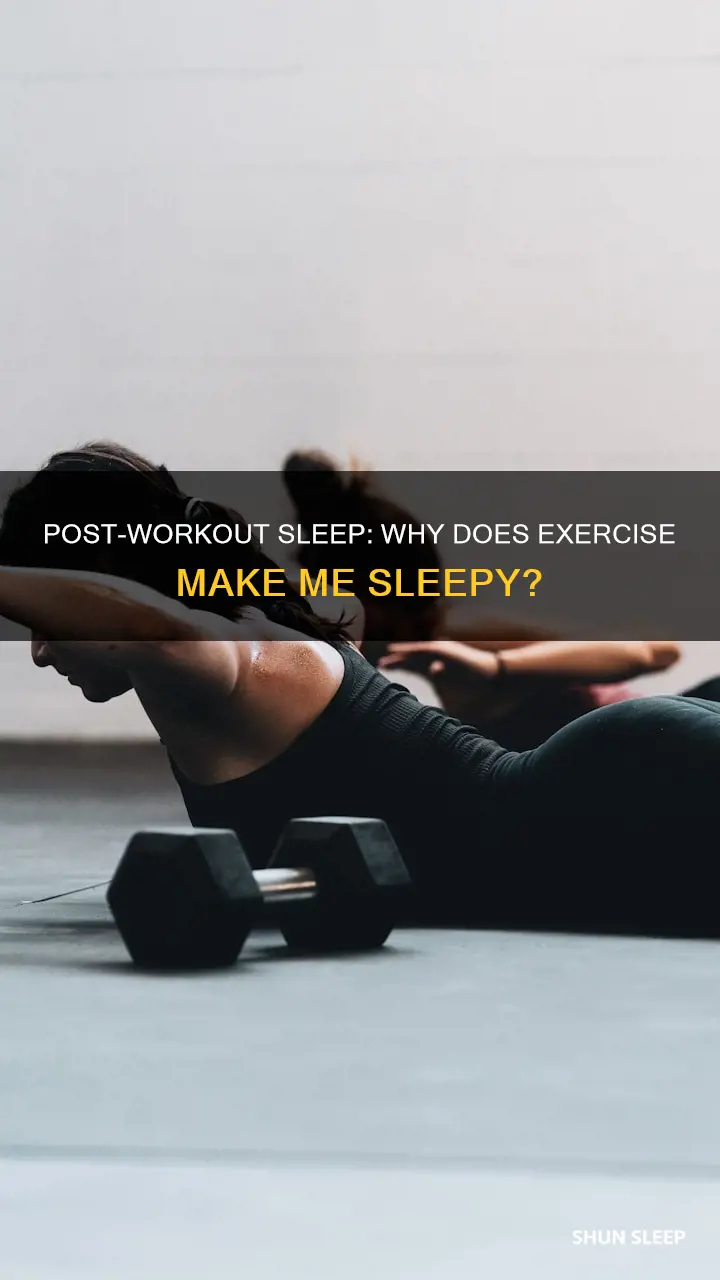 why do i always want to sleep after working out