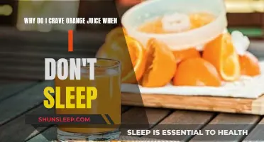 Sleep Deprivation: Orange Juice Cravings Explained