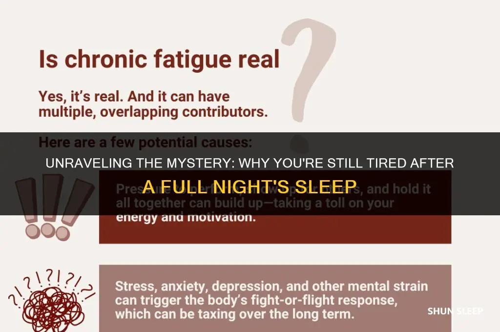 why do i feel sleepy even after sleeping 8 hours