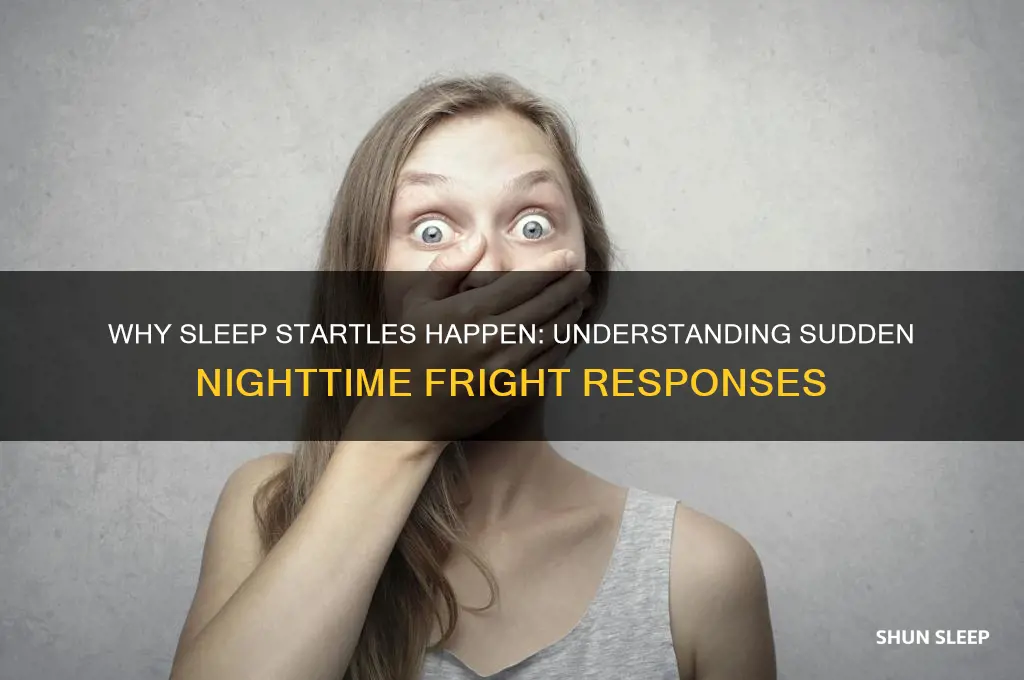 why do i get a fright when sleeping