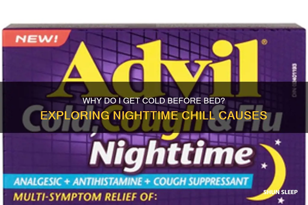 why do i get cold before i sleep