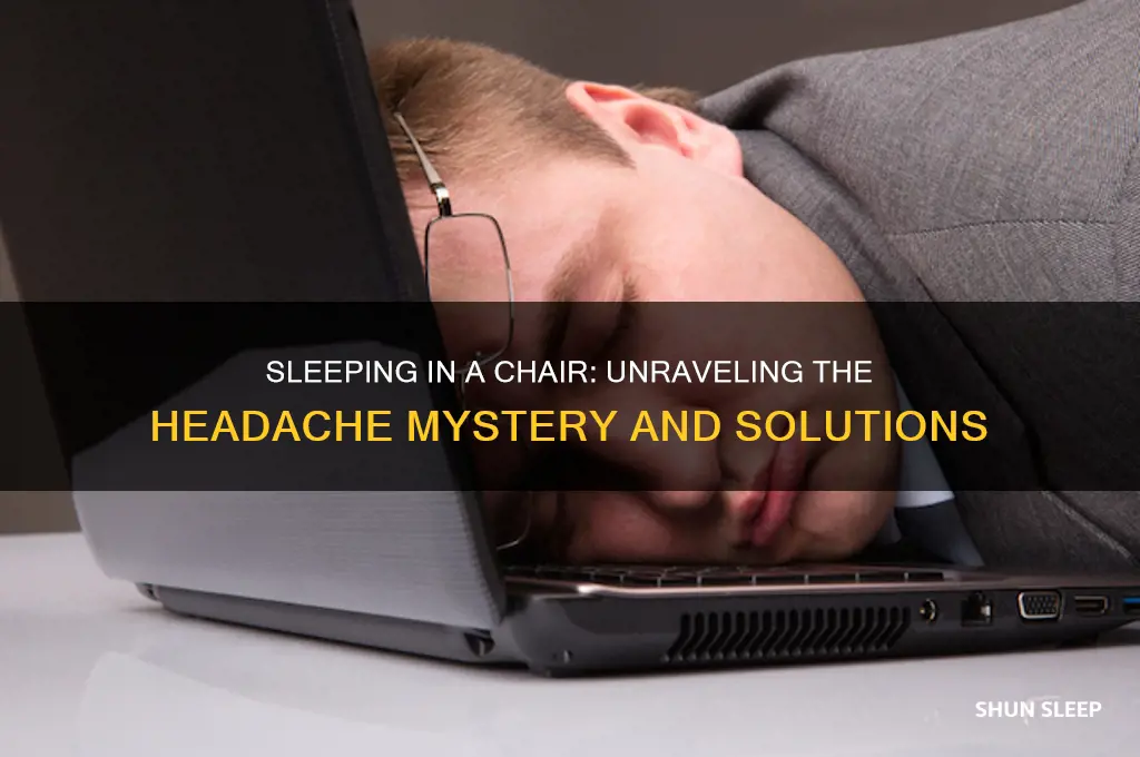 why do i get headache from sleeping in chair
