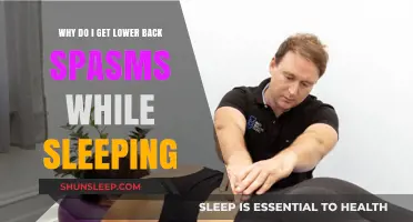 Why Lower Back Spasms Disrupt Sleep: Causes and Solutions