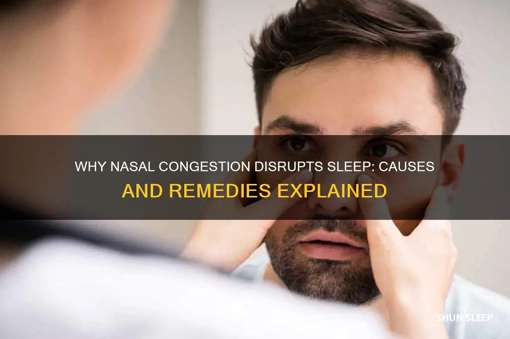 why do i get nasal congestion when i sleep
