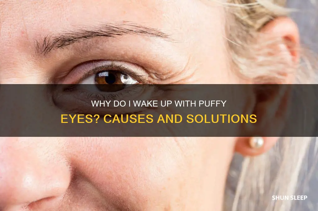 why do i get puffy eyes after sleeping