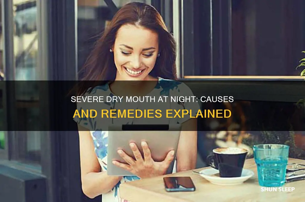 why do i get severe dry mouth when i sleep