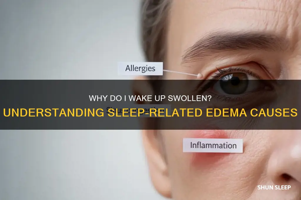 why do i get swollen when i sleep