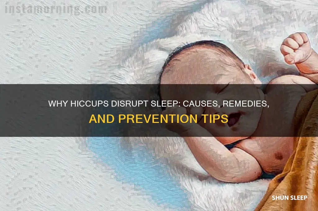 why do i get the hiccups in my sleep