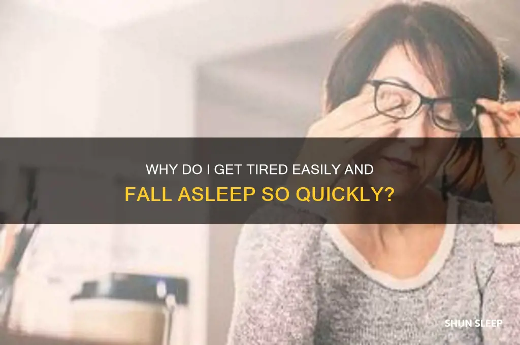 why do i get tired and sleep easily