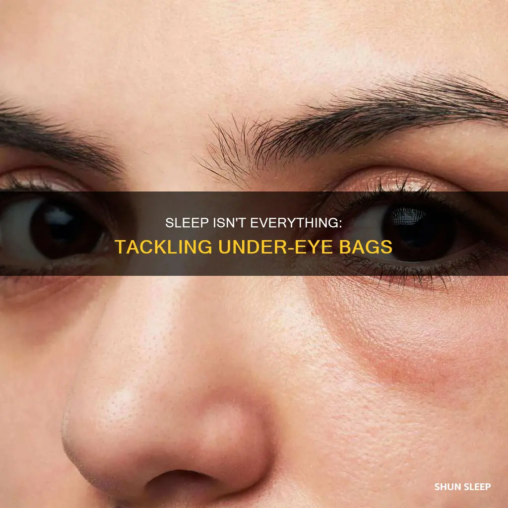 why do i have eye bags even with enough sleep