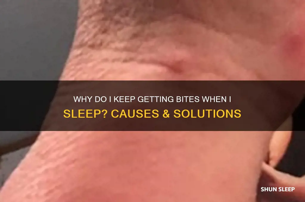 why do i keep getting bites when i sleep