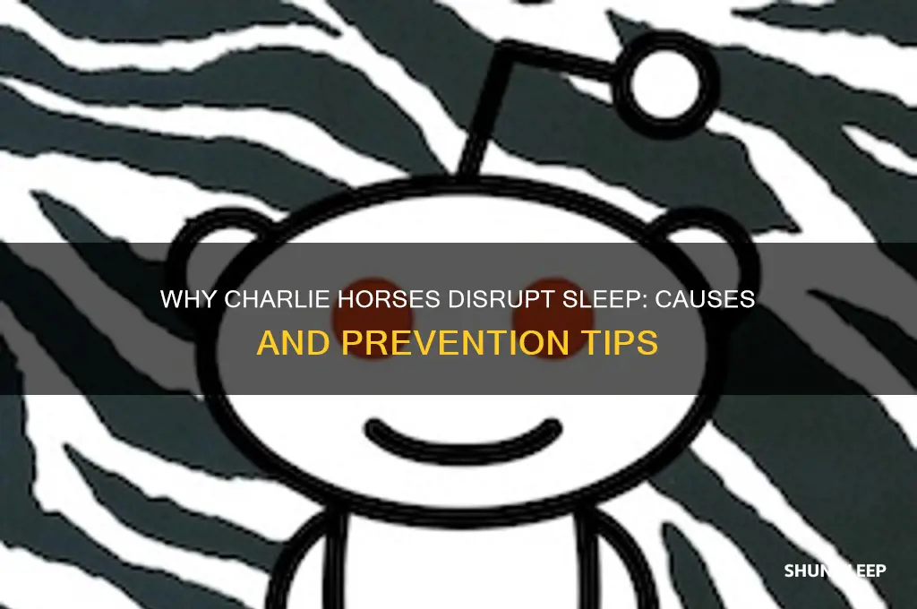 why do i keep getting charlie horses in my sleep