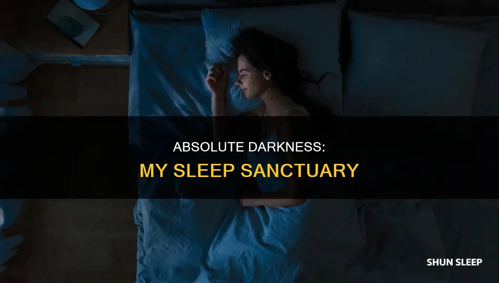 why do i need complete darkness to sleep