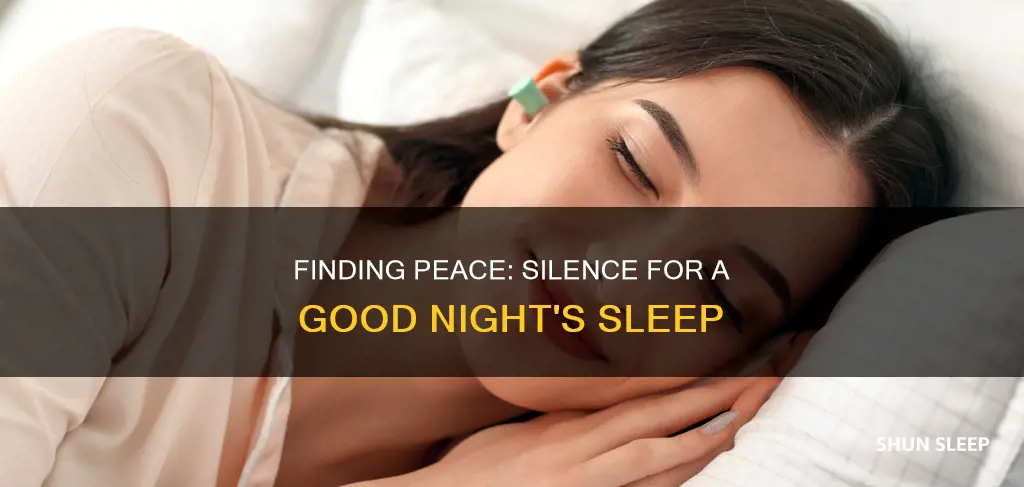 why do i need complete silence to sleep