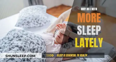 Sleep: Why Your Body Craves More Lately