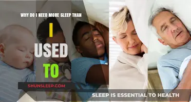 Sleep Needs Change: Why Do I Need More?