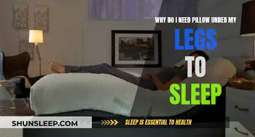 Legs Propped Up: A Comfortable Sleep Solution