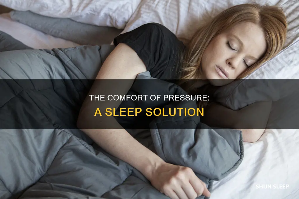 why do i need pressure on my stomach to sleep