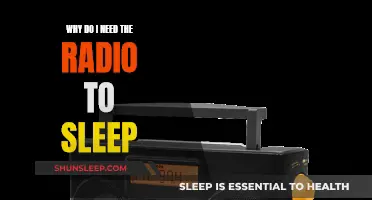 The Radio's Soothing Sounds Help Me Sleep Better