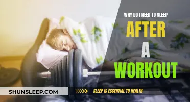 Post-Workout Sleep: Why Your Body Craves It