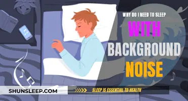 The Comfort of Sleeping with Background Noise