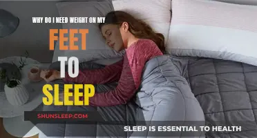 Weight on Feet: A Comfortable Sleep Solution