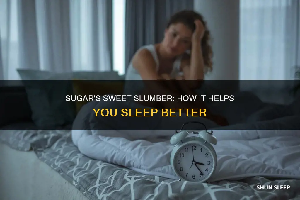 why do i sleep better after eating sugar