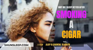 Smoking Cigars: A Relaxing Sleep Aid
