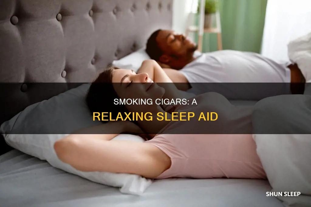 why do i sleep better after smoking a cigar