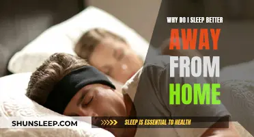 Sleeping Better Away: The Comforts of Home or Not?