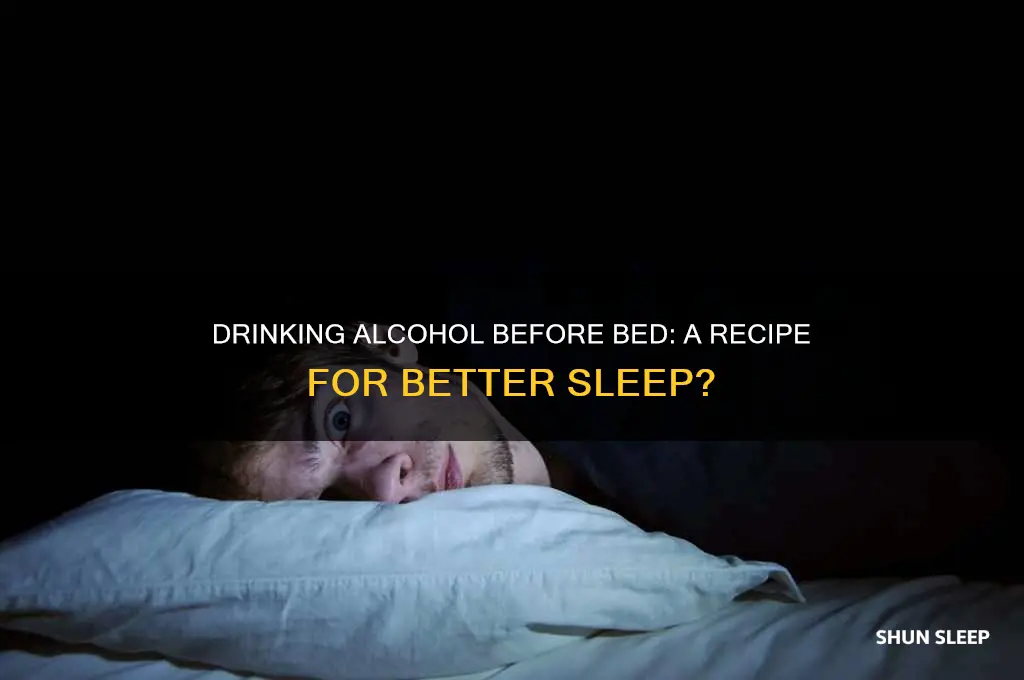 why do i sleep better drunk