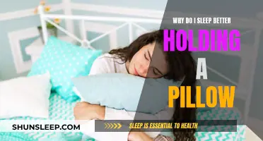 Holding a Pillow: A Comforting Sleep Companion