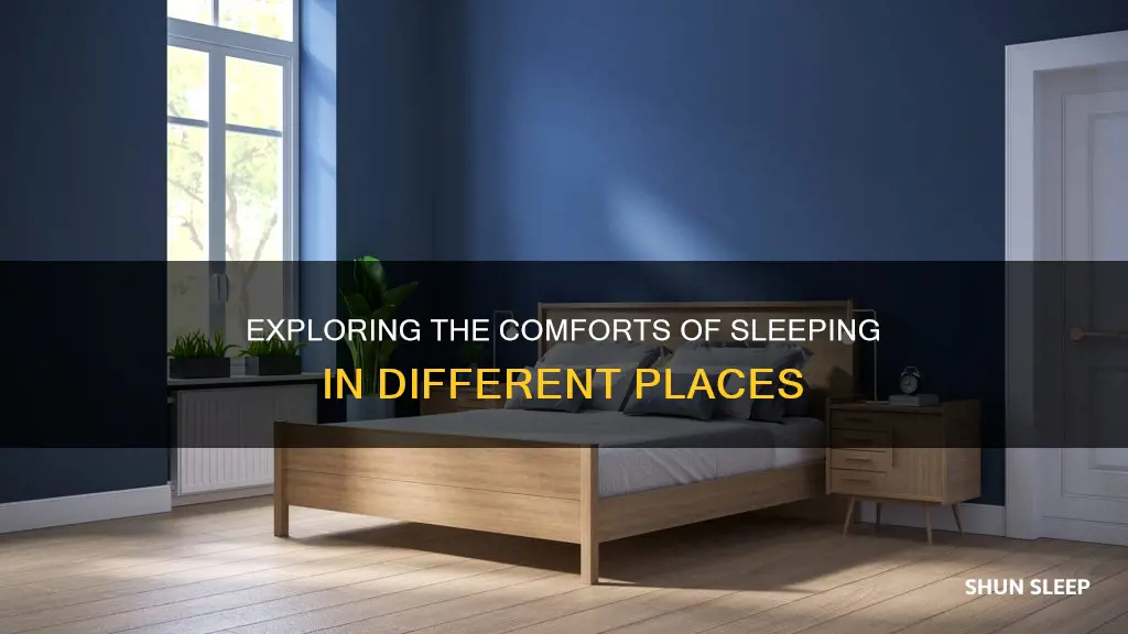 why do i sleep better in different places
