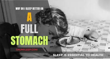 Full Stomach, Better Sleep: Why the Connection?