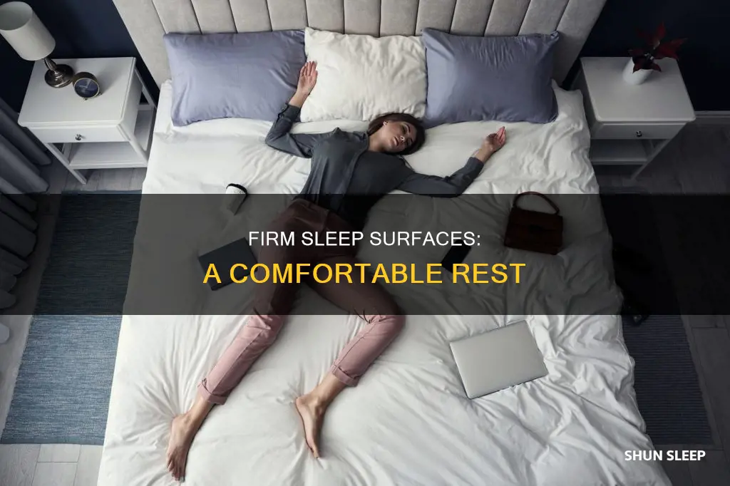 why do i sleep better on hard surfaces