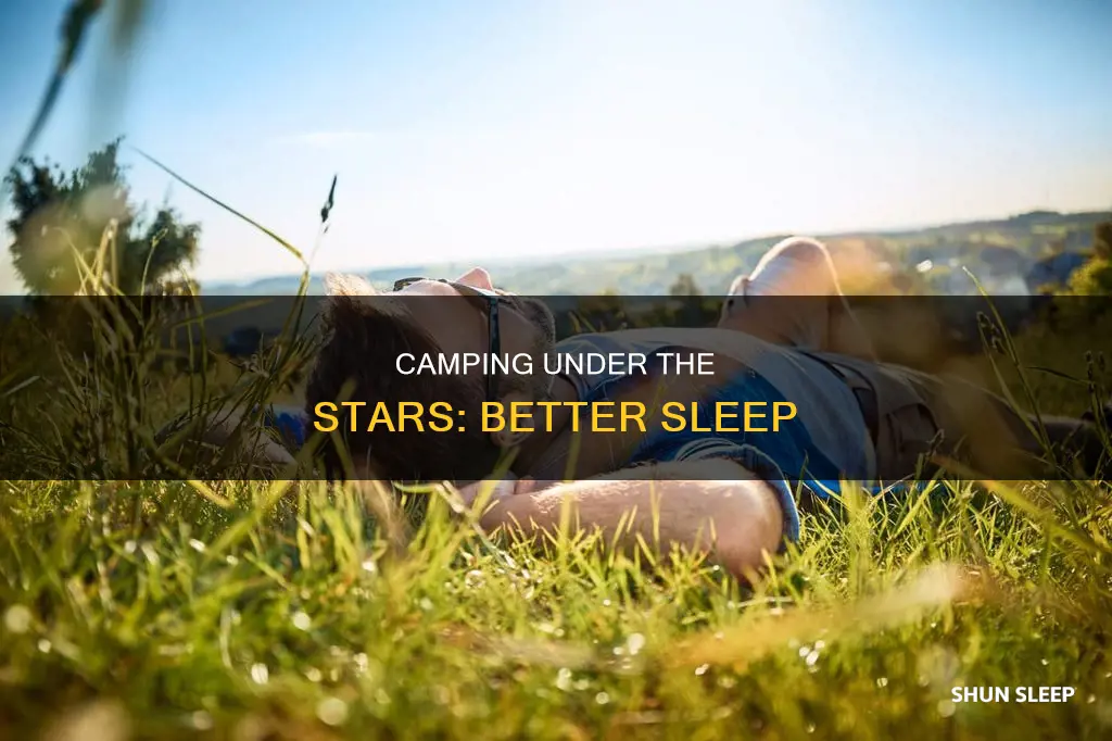 why do i sleep better outside