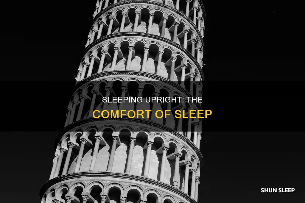 why do i sleep better sitting up