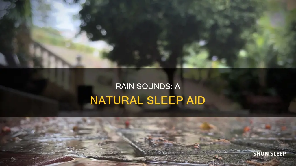 why do i sleep better with rain sounds