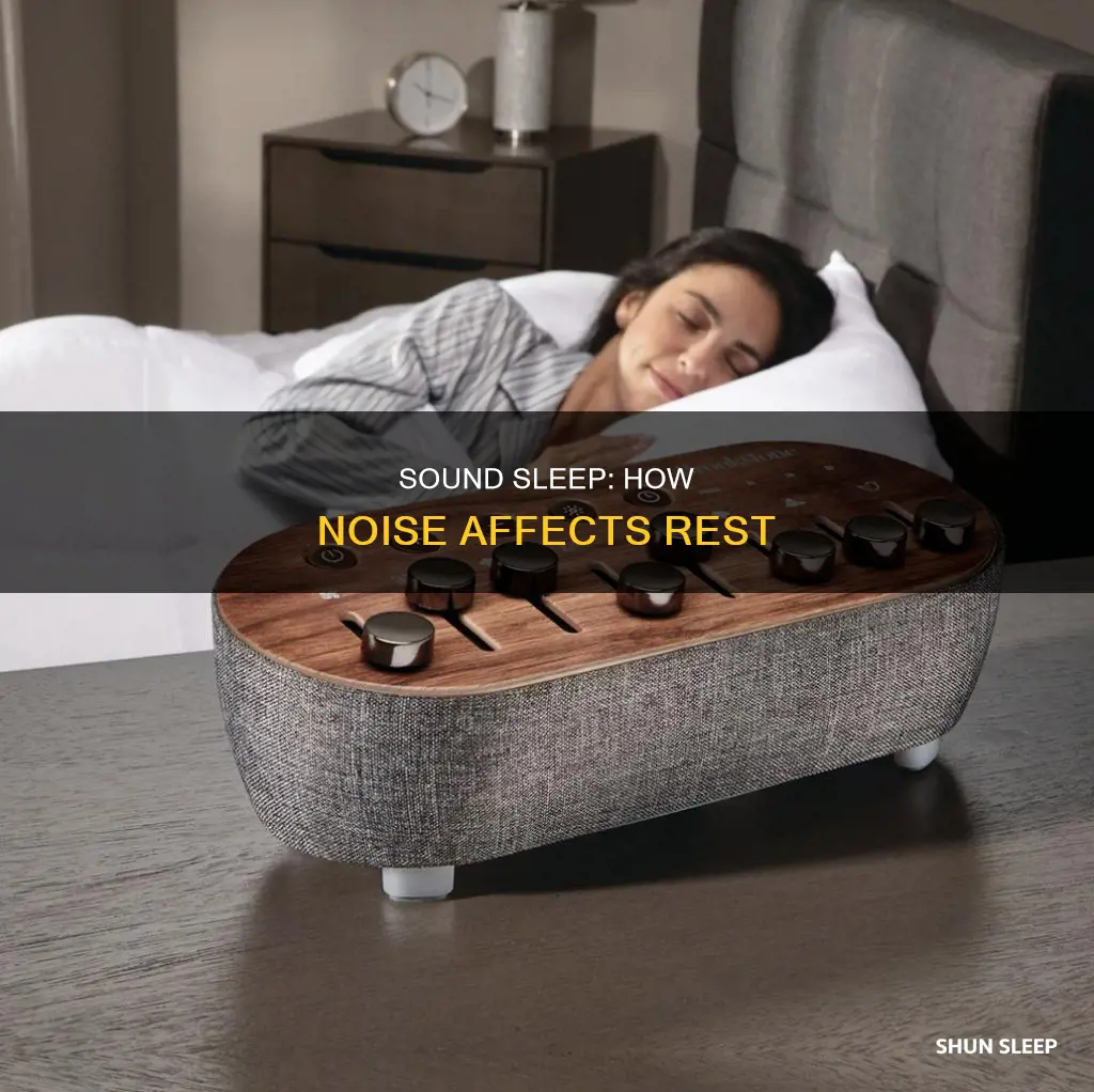 why do i sleep better with sound